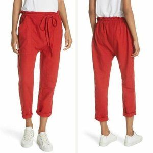 The Great The Paper Bag Harem Pants Poppy Orange